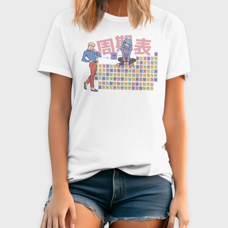 Periodic Table Characters, Tricou Barbati (Unisex)