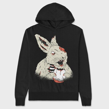 Horror Bunny, Hanorac Oversize Barbati (Unisex)