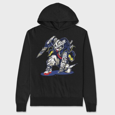 Gundam Ninja Rudy, Hanorac Oversize Barbati (Unisex)