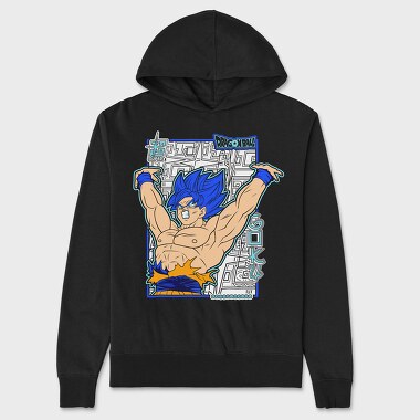 Dragon Ball Z 125, Hanorac Oversize Barbati (Unisex)