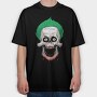 Damaged Joker, Tricou Oversize Barbati (Unisex)