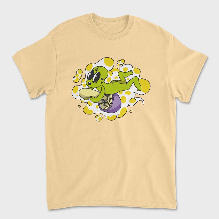 Mushroom Alien, Tricou Barbati (Unisex)