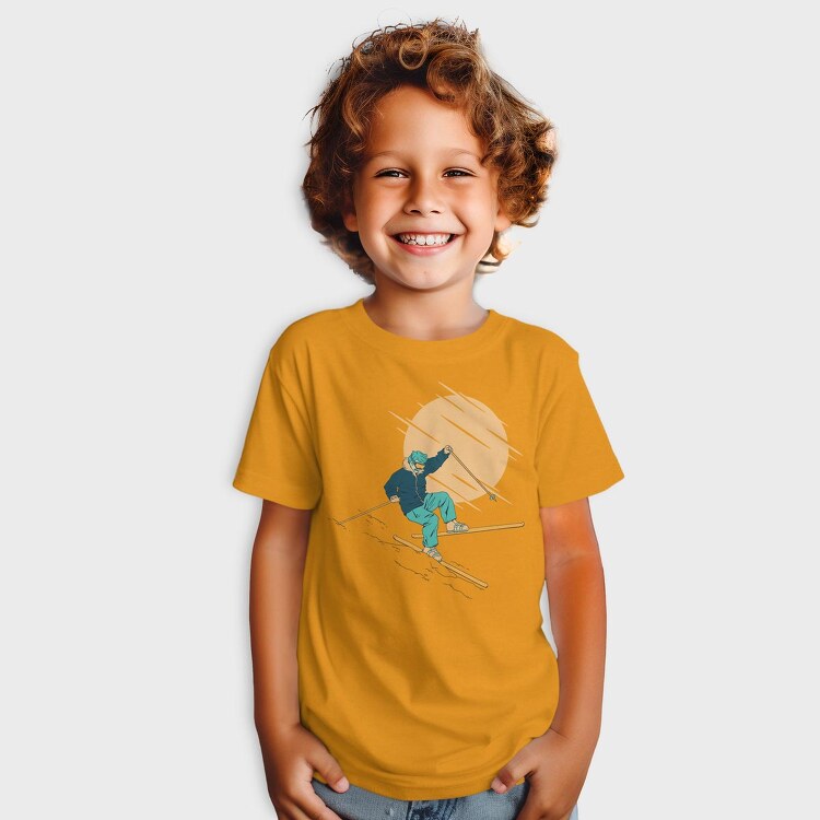 Skier Falling, Tricou Copii