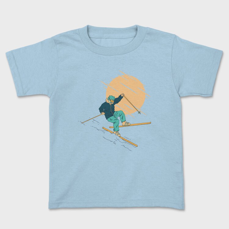 Skier Falling, Tricou Copii