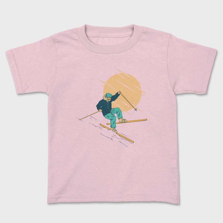 Skier Falling, Tricou Copii