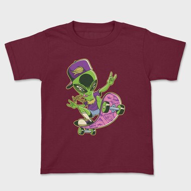 Tricou Copii, Alien Skate