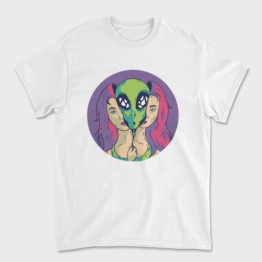 Tricou Barbati (Unisex), Alien Girl