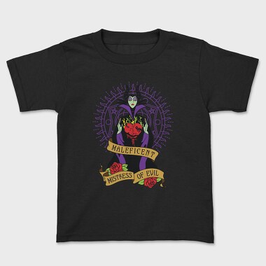 Villanas Disney Malefica C, Tricou Copii