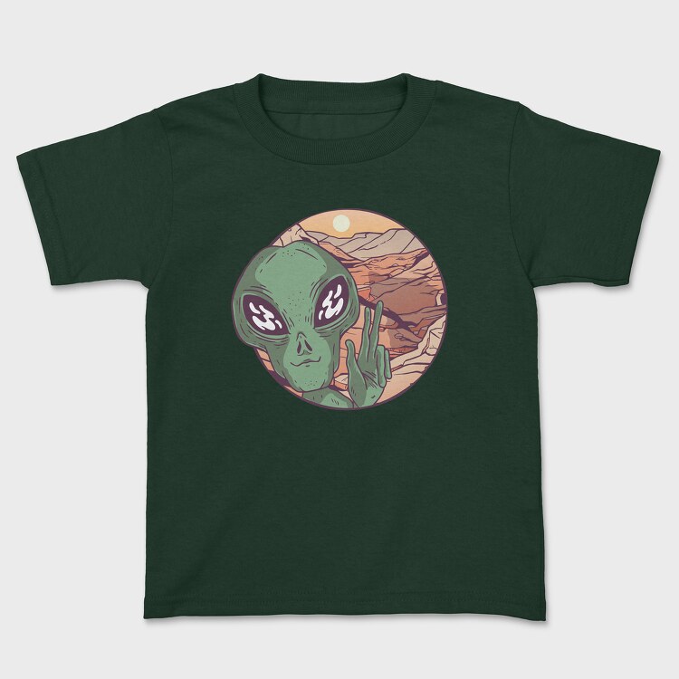 Tricou Copii, Alien Mars