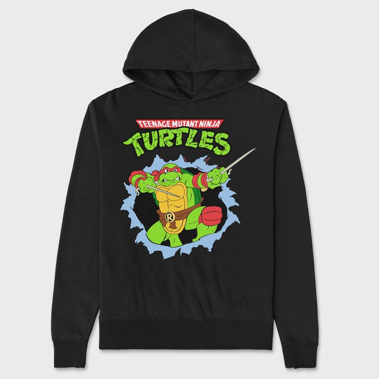 Teenage Mutant Ninja Turtles 7, Hanorac Oversize Barbati (Unisex)