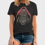 Skull Hood Red, Tricou Barbati (Unisex)
