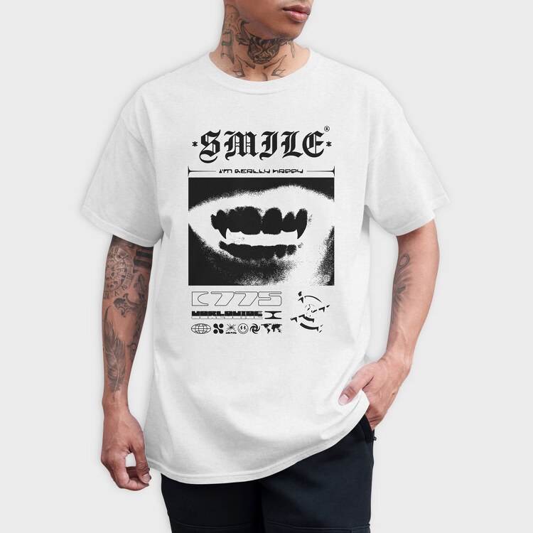 Smile 1, Tricou Barbati (Unisex)