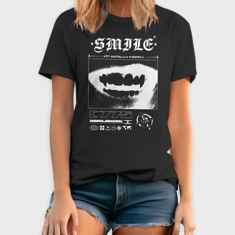 Smile 2, Tricou Barbati (Unisex)