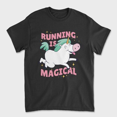 Tricou Barbati (Unisex), Running Is Magical