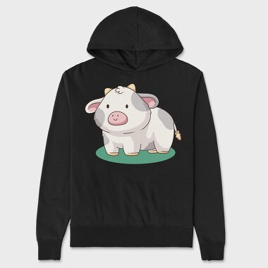 Cute Cow, Hanorac Oversize Barbati (Unisex)