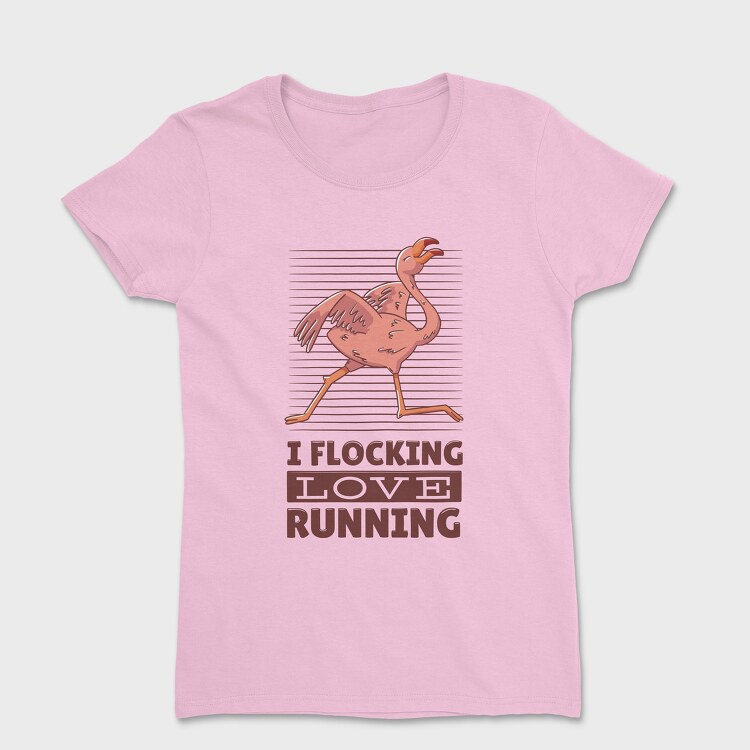 Flamingo Running, Tricou Femei