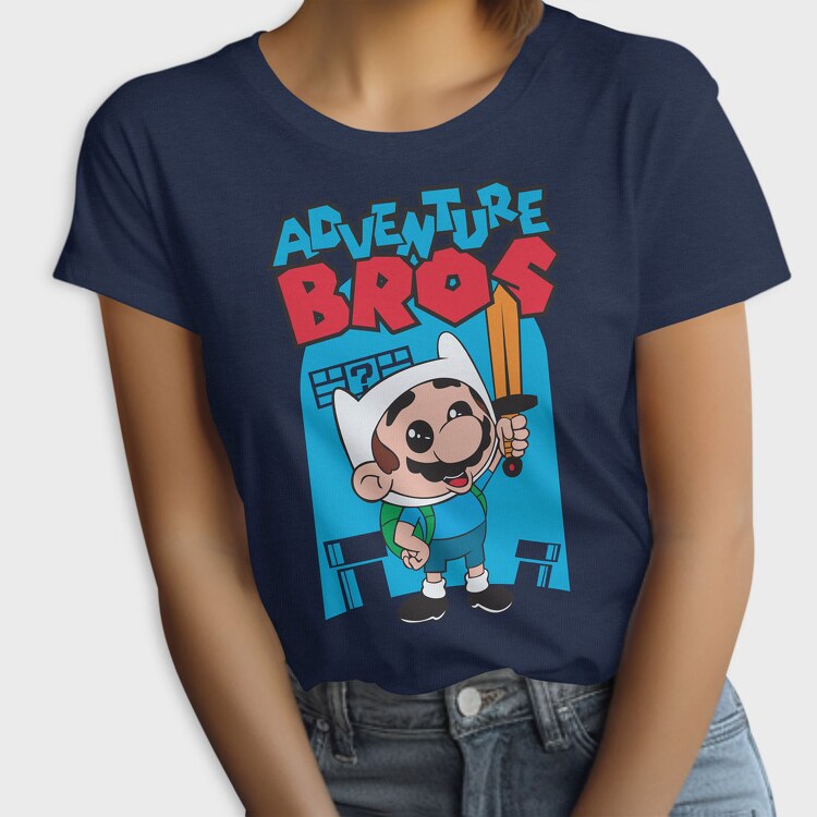Adventure Bros Mario, Tricou Femei