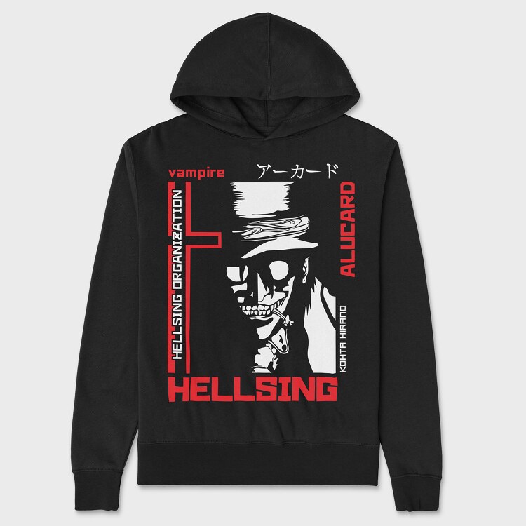 Hellsing 6, Hanorac Oversize Barbati (Unisex)