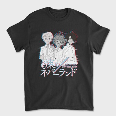 Promised Neverland Trio, Tricou Barbati (Unisex)
