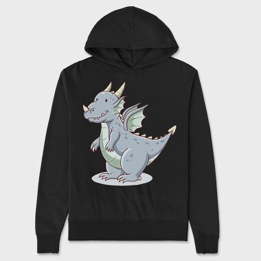 Cute Dragon, Hanorac Oversize Barbati (Unisex)