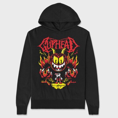 Cuphead 4, Hanorac Oversize Barbati (Unisex)