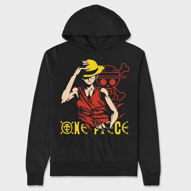 One Piece 135, Hanorac Oversize Barbati (Unisex)