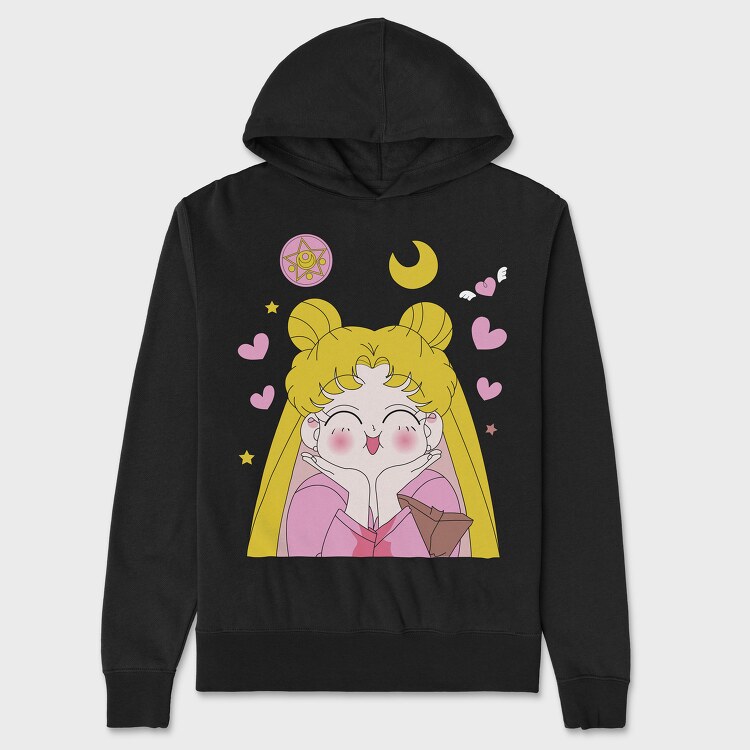 Sailor Moon 11, Hanorac Oversize Barbati (Unisex)