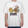 Donatello Ninja Turtle, Tricou Oversize Barbati (Unisex)