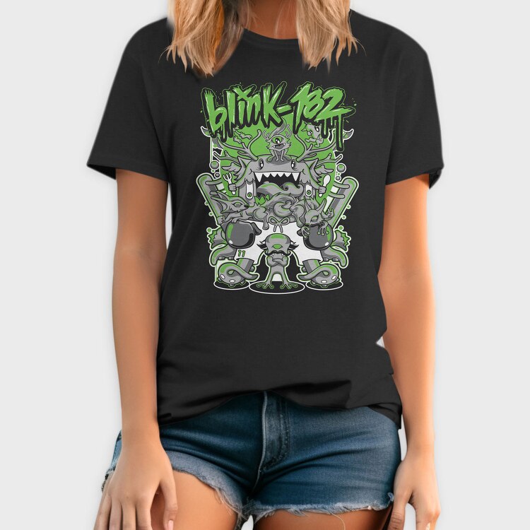 Blink 182 Monsters, Tricou Barbati (Unisex)