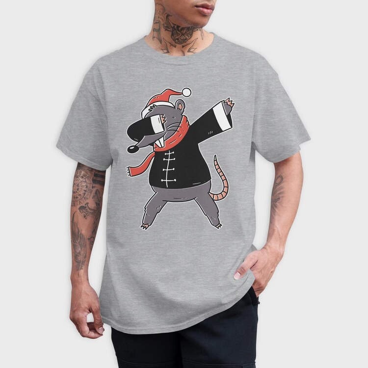 Chinese Rat Christmas, Tricou Barbati (Unisex)