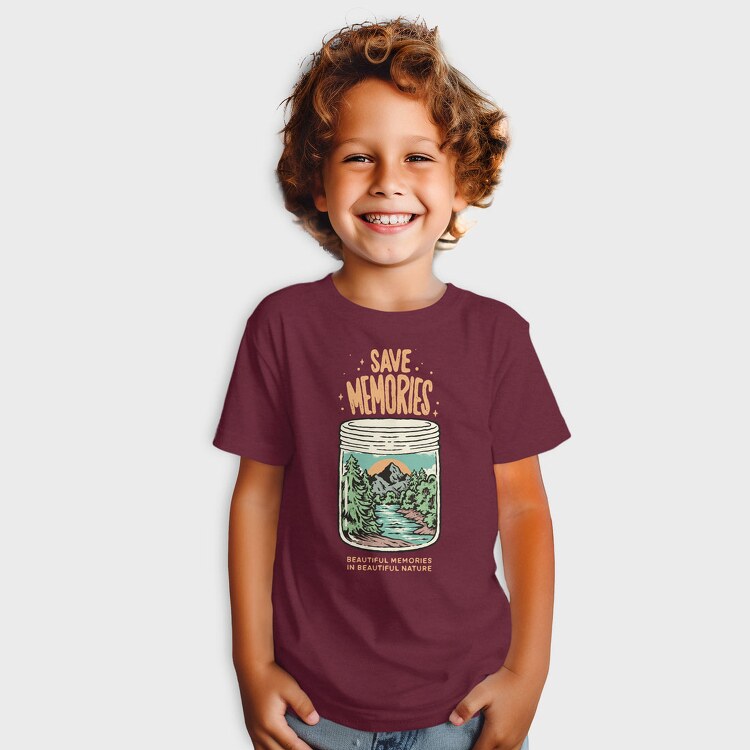 Save Memories Jar, Tricou Copii