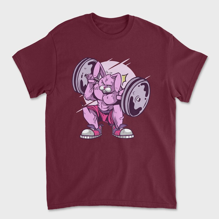 Muscle Rabbit, Tricou Barbati (Unisex)