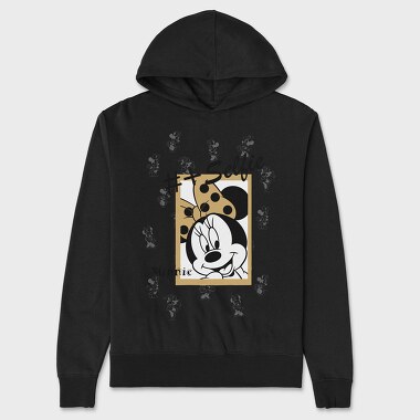 Minnie Selfie Vibes, Hanorac Oversize Barbati (Unisex)