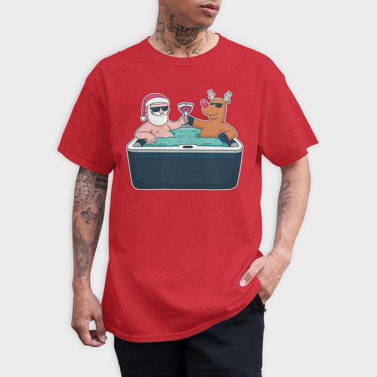 Jacuzzi Christmas, Tricou Barbati (Unisex)