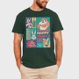 Looney Tunes Happy Holidays, Tricou Barbati (Unisex)