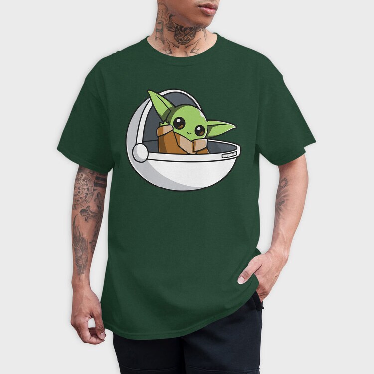Baby Yoda 2, Tricou Barbati (Unisex)