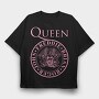 Queen Freddie Brian, Tricou Oversize Barbati (Unisex)