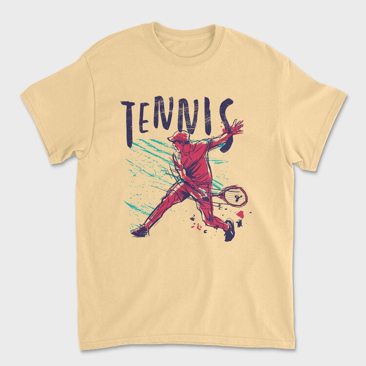 Tennis Man, Tricou Barbati (Unisex)