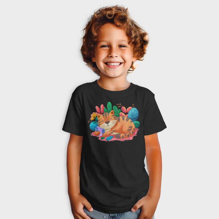 Watercolor Cat, Tricou Copii