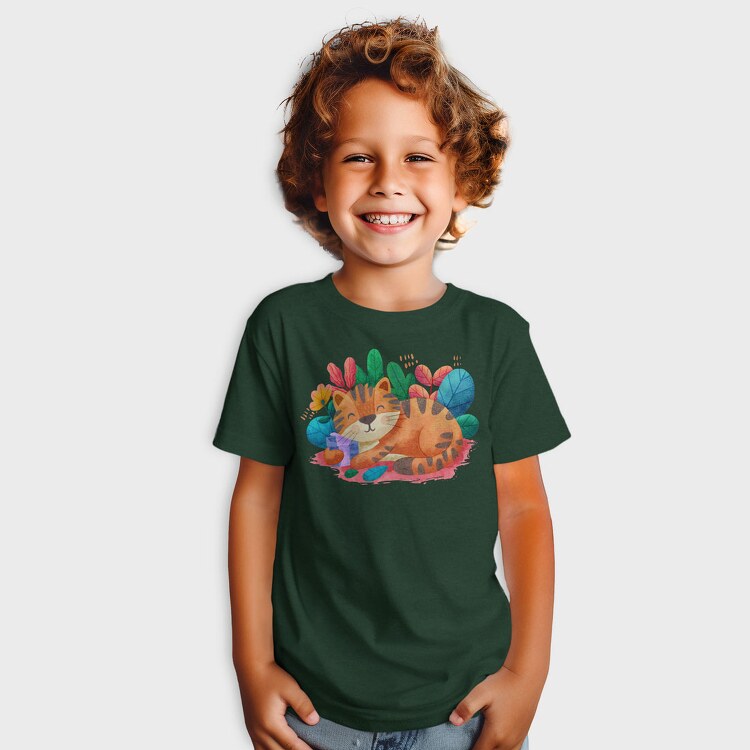 Watercolor Cat, Tricou Copii
