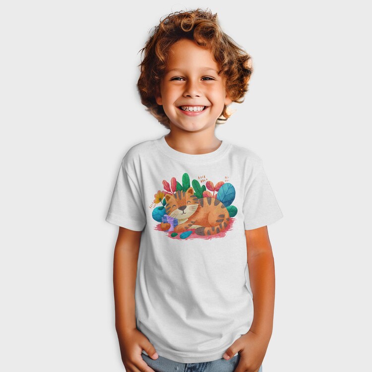 Watercolor Cat, Tricou Copii