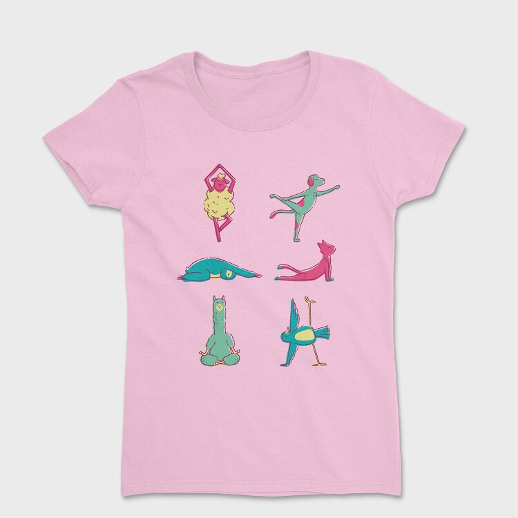 Animals Doing Yoga, Tricou Femei