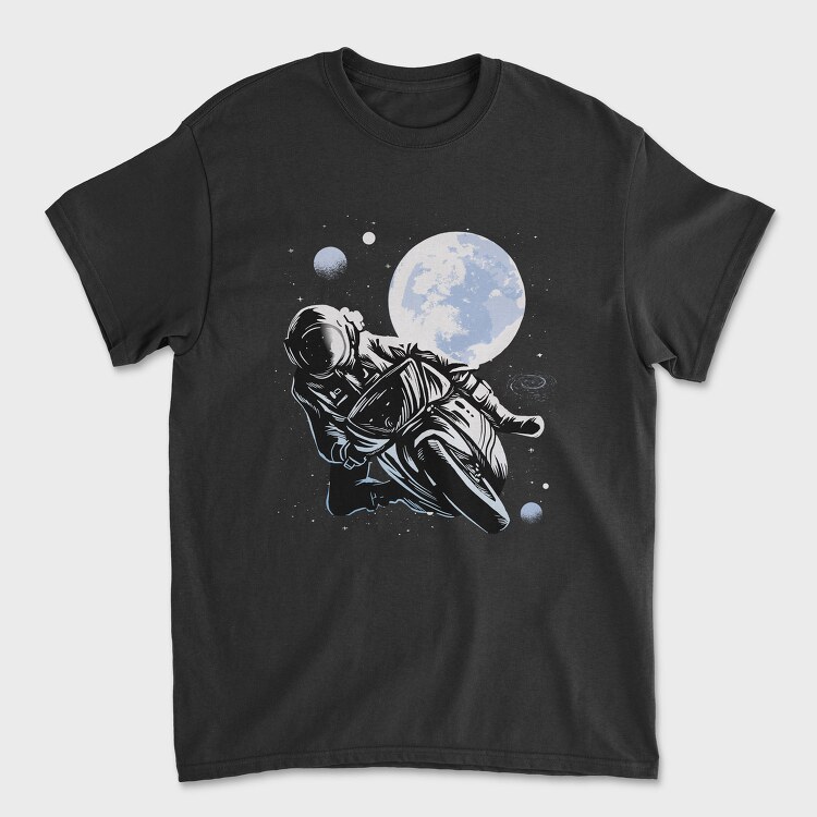 Spacewalk Moon, Tricou Barbati (Unisex)