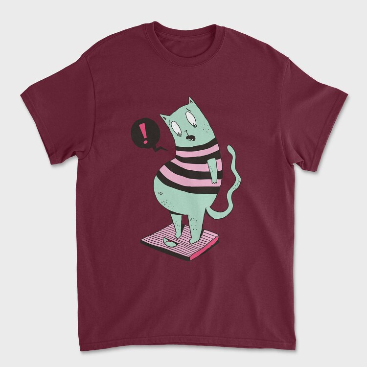 Fat Cat, Tricou Barbati (Unisex)