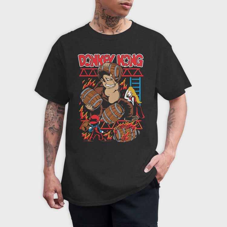 Donkey Kong, Tricou Barbati (Unisex)