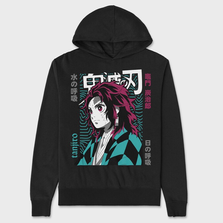 Demon Slayer 29, Hanorac Oversize Barbati (Unisex)