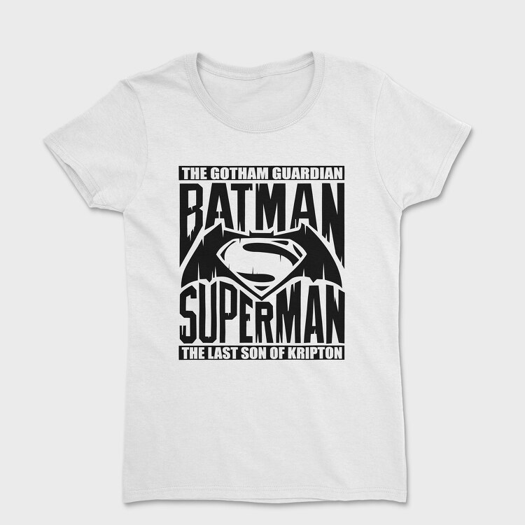 Tricou Femei, Batman Superman