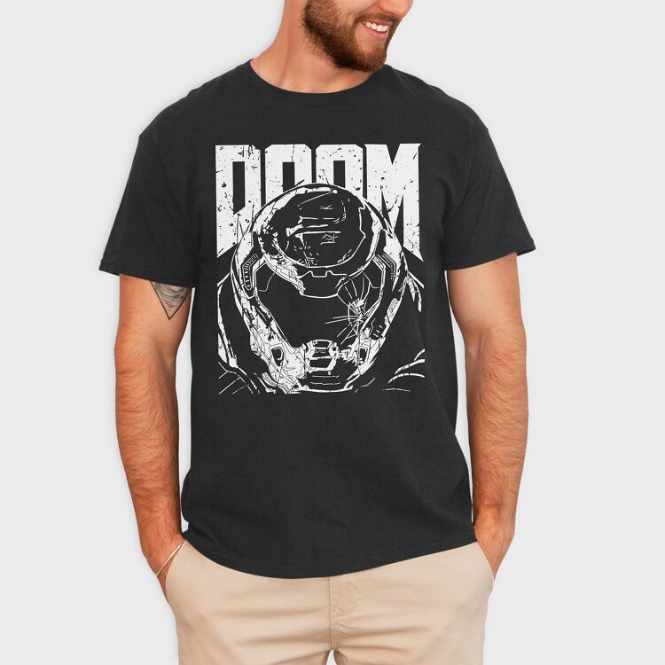 Doom 4, Tricou Barbati (Unisex)