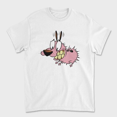 Cartoon Retro Courage the Cowardly Dog 1, Tricou Barbati (Unisex)