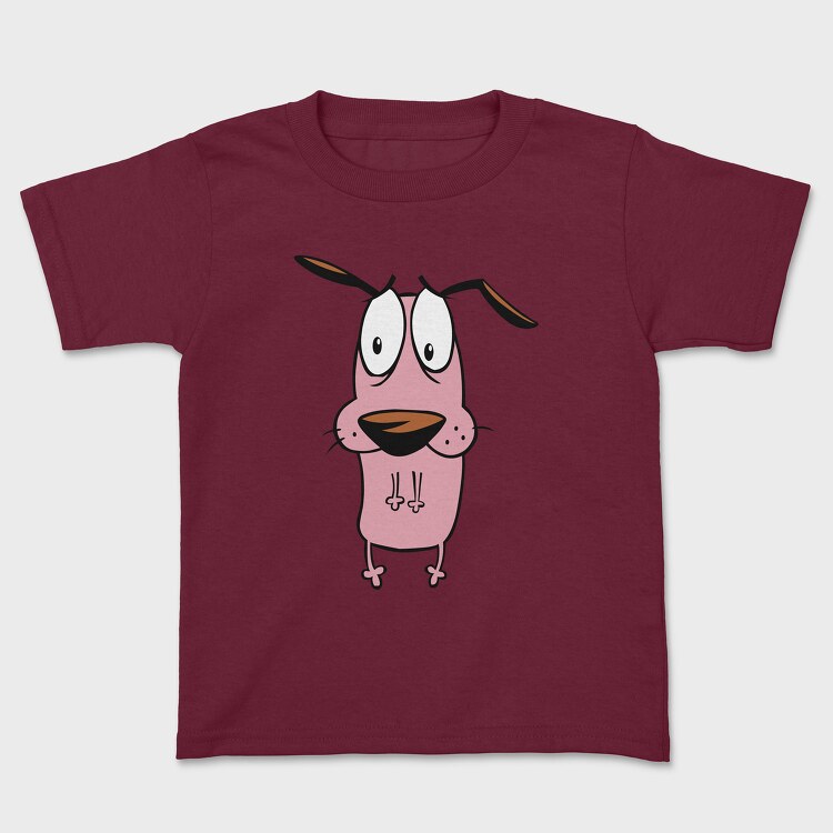 Tricou Copii, Cartoon Retro Courage the Cowardly Dog 6